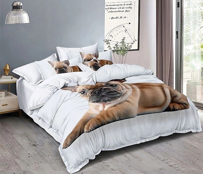 Pościel 160x200/3 części komplet poszewki 70x80 mikrofibra 3D Andreas