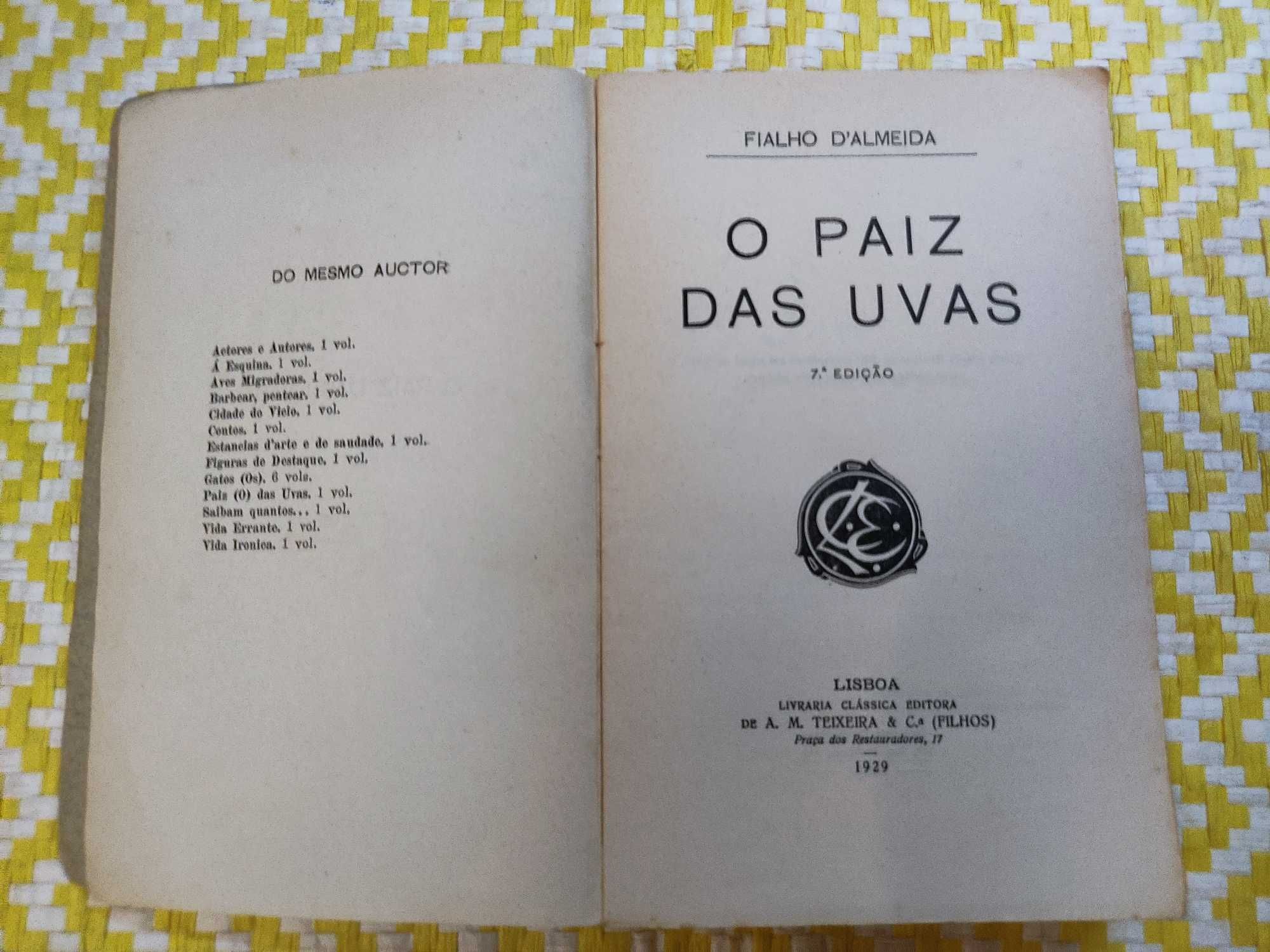 O Paíz das Uvas - Fialho D'Almeida