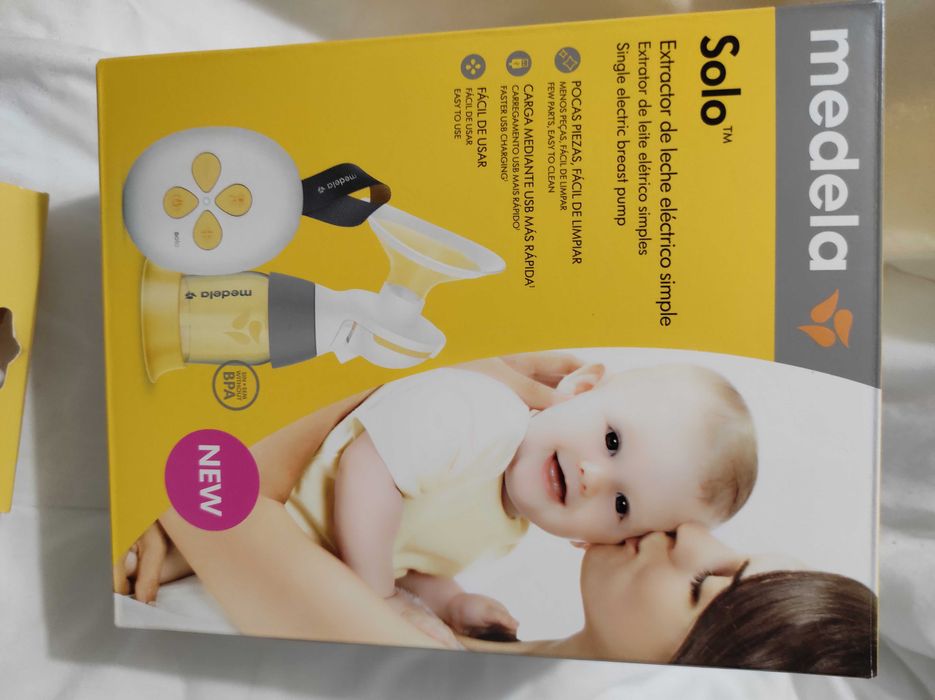 Bomba elétrica Medela Solo + Oferta 50 sacos + 2 chupetas