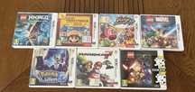 Conjunto de jogos 3DS (Pokémon, Super Mario, Lego, etc)