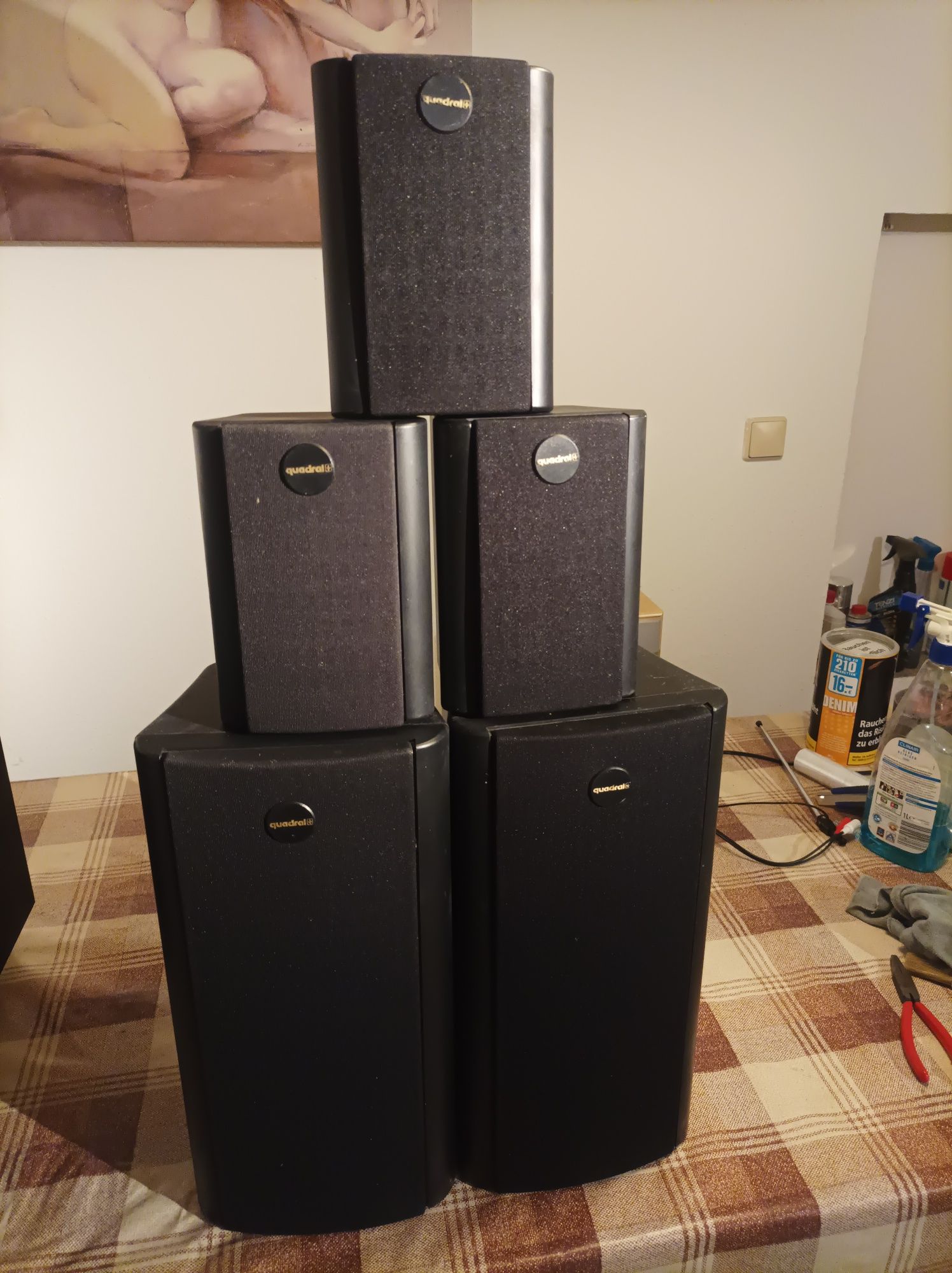 Kolumny QUADRAL HTS-40,HTS-10,HTS-20 TV