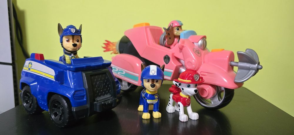 Psi Patrol figurki + pojazdy