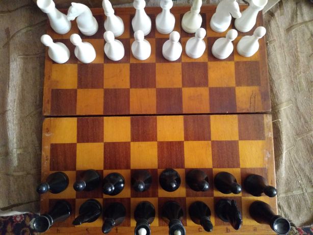 Шахматы, шахматная доска 40, фигуры, СССР
