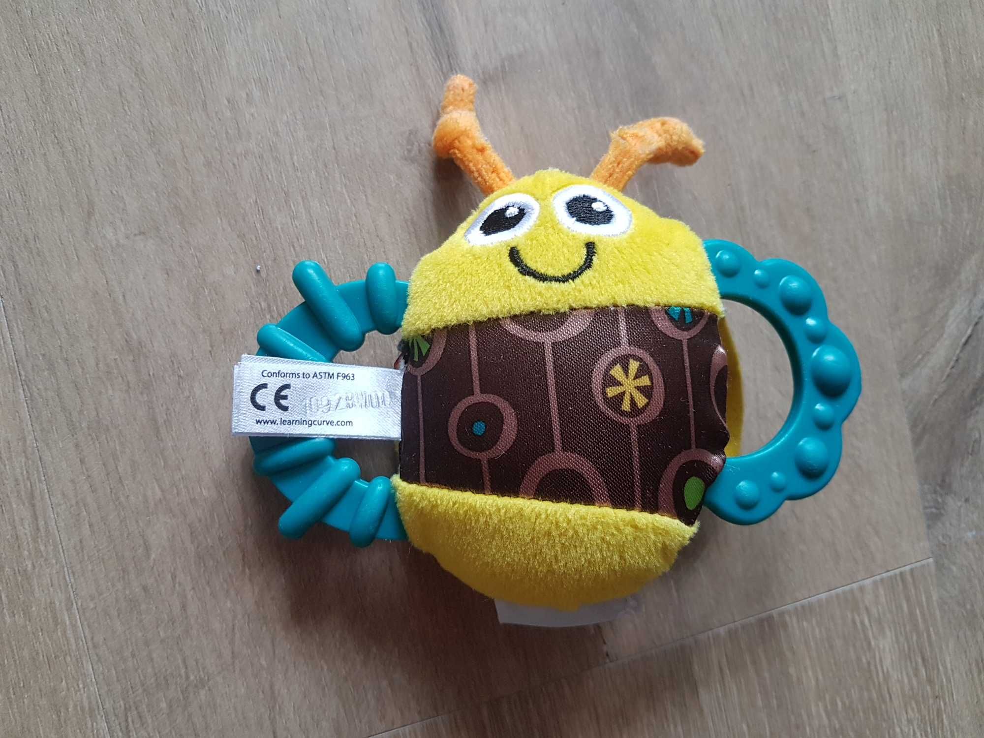 Lamaze dwustronna pluszowa grzechotka biedronka szeleści