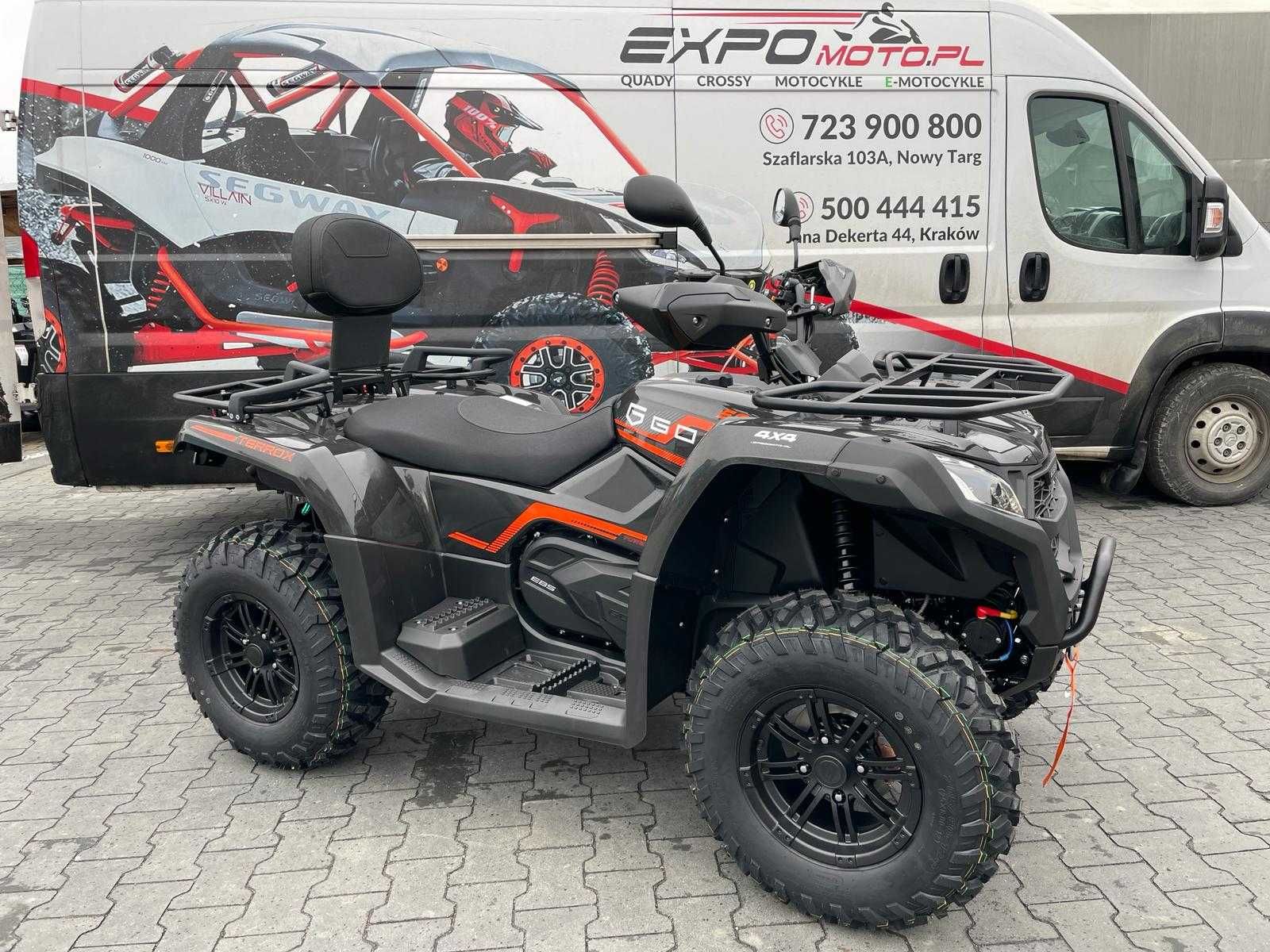 Nowość CFMOTO CFORCE TERROX GOES 500L*Pług+Kufer*RATY*VAT23%*trando150