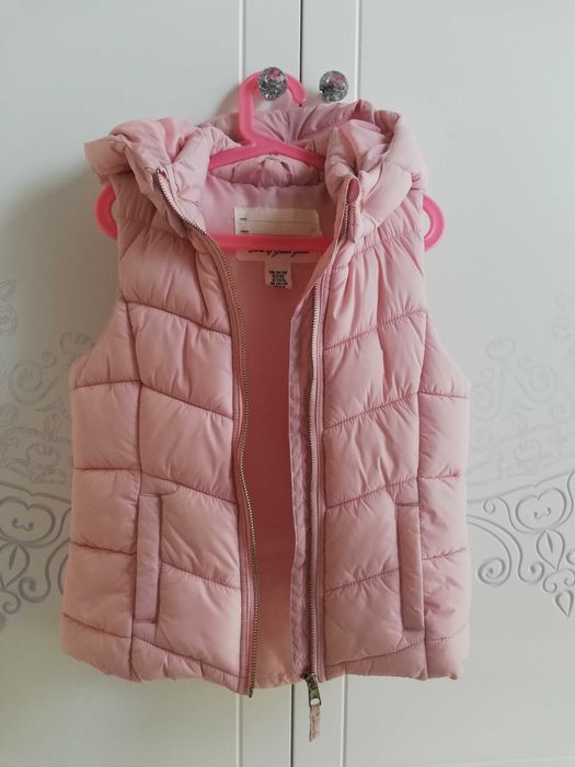 Kamizelka bezrękawnik ocieplany H&M rozm 128/134 dla dziewczynki