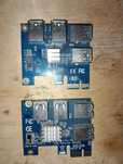 Плата расширения PCI-E 1х на 4х, розширювач USB