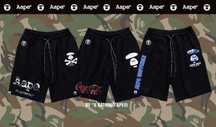 Шорты АAPE Camo Cola UNVS Collection  BAPE x Champion Camo