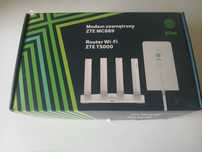 Zestaw ZTE MC889 5G + router Wi-Fi T3000 Używany 1 rok, jak nowy