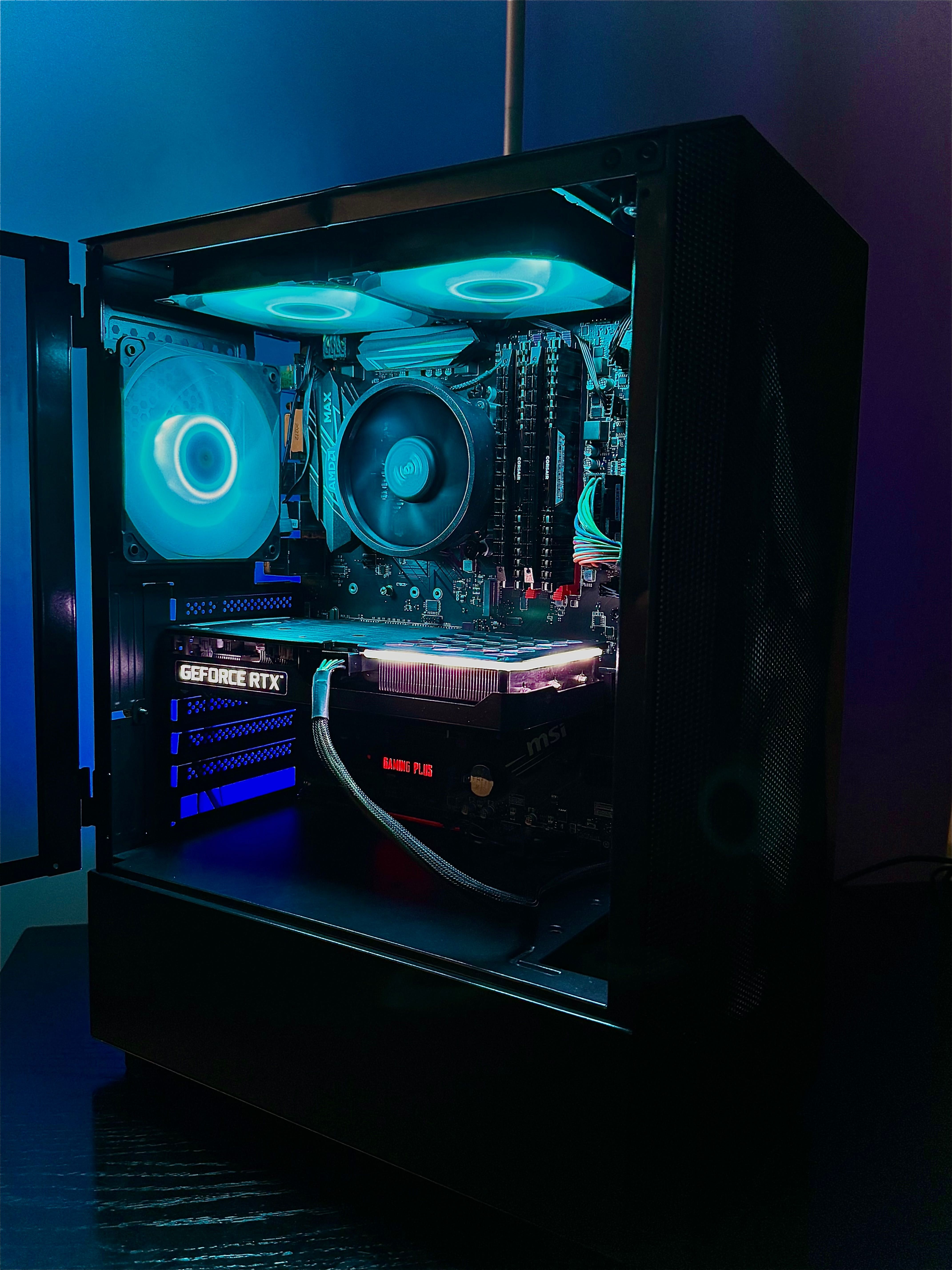 !PROMKA! RTX 3060 TI RYZEN 5 ARGB komputer gier ssd rx fortnite lol