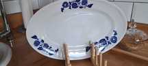 Talerz owalny z porcelany