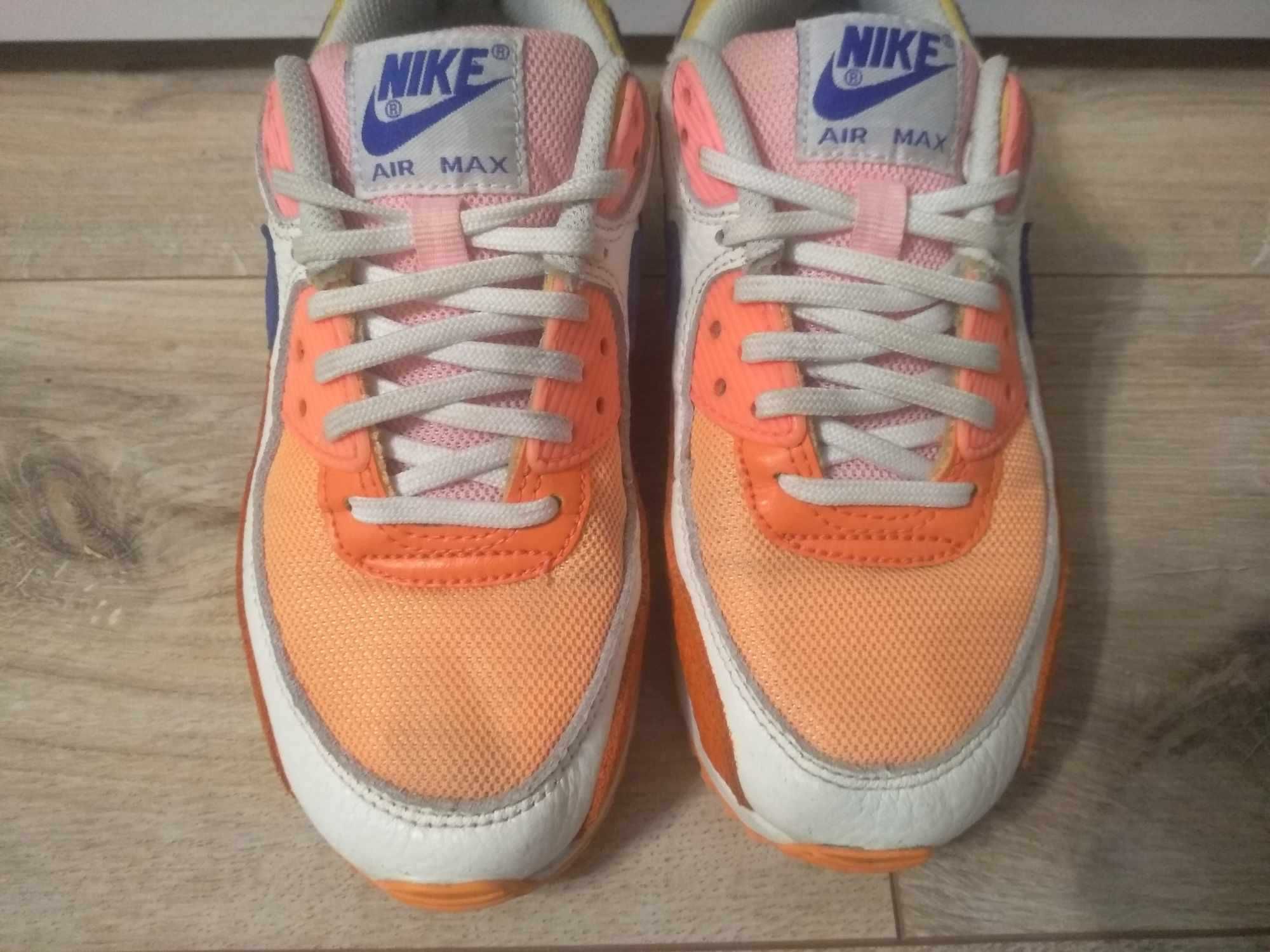 Nike Air Max 90 Campfire Orange Blue DJ8517 size 36,5