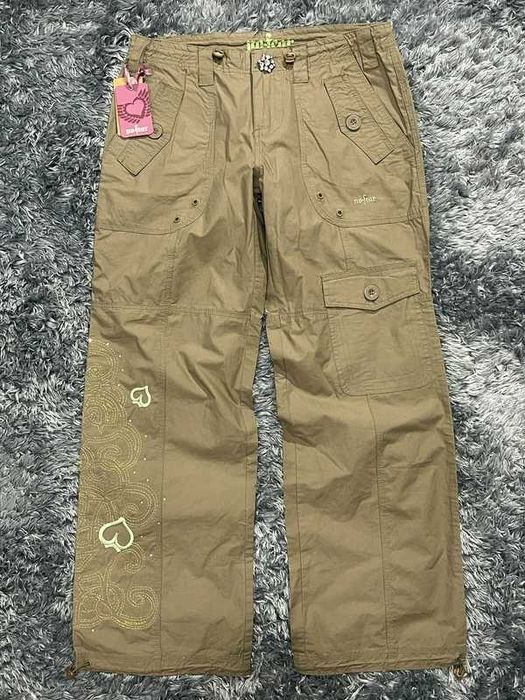 No Fear Khaki Y2K Cargo Spodnie