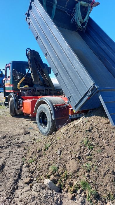 Самоскид  маніпулятор Сканія 10тон Scania 113m 360 8 палет