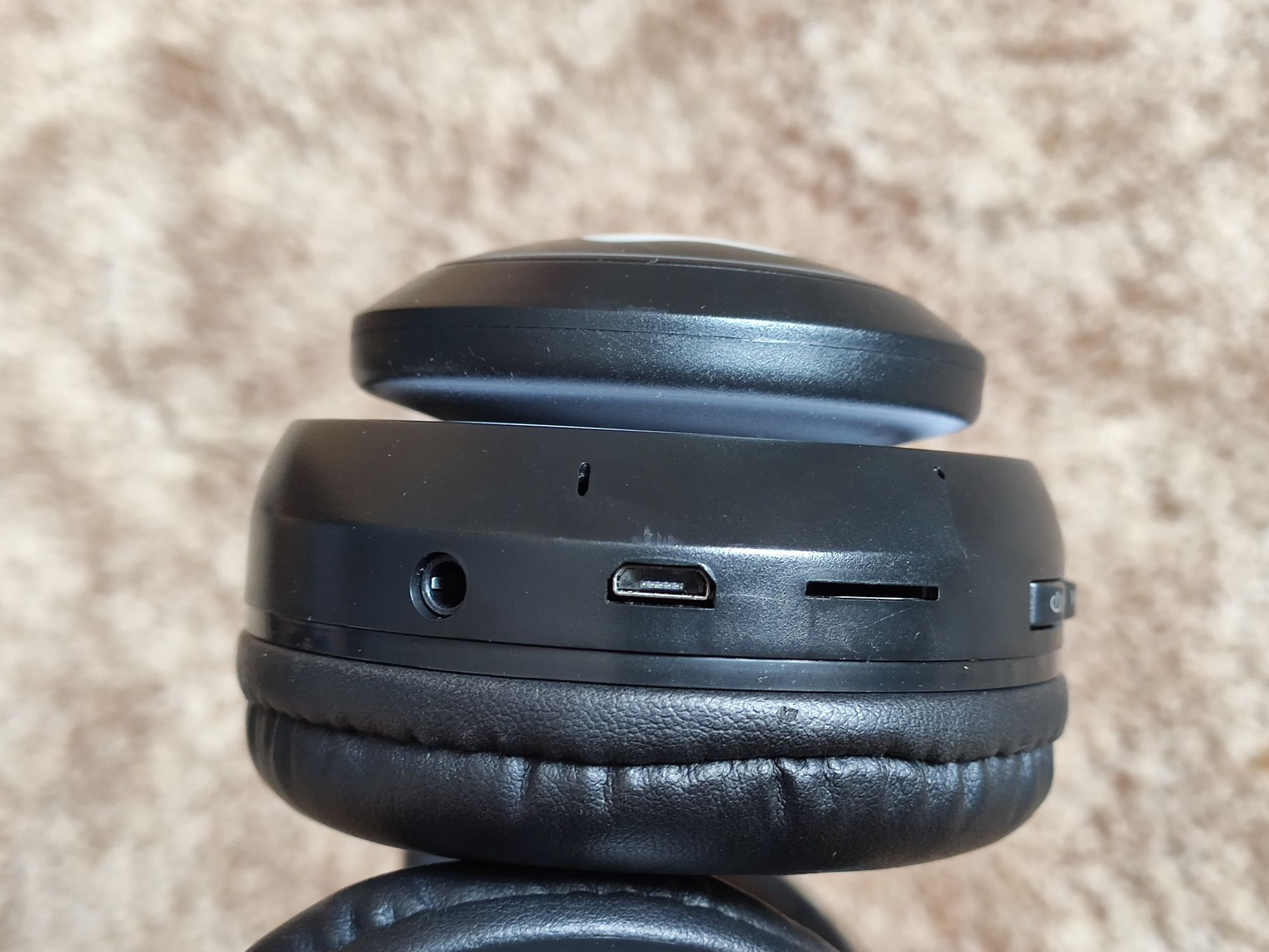 Чорні Бездротові LED навушники з котячими вушками STN-28 GS227