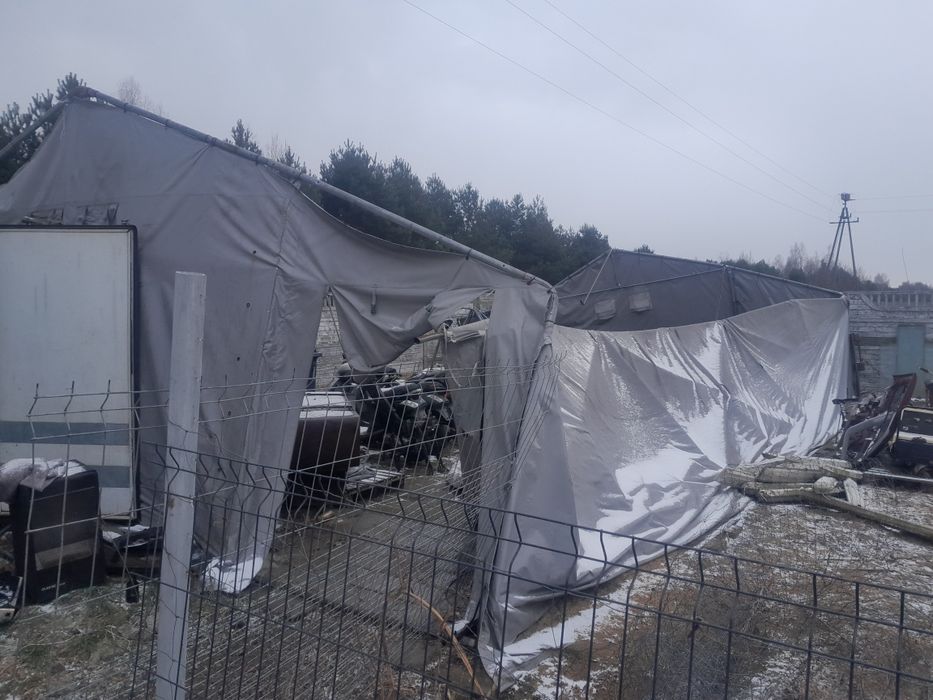 Dwie hale  2x Namiot hala magazynowa 8x12m 600 winter das company 2szt