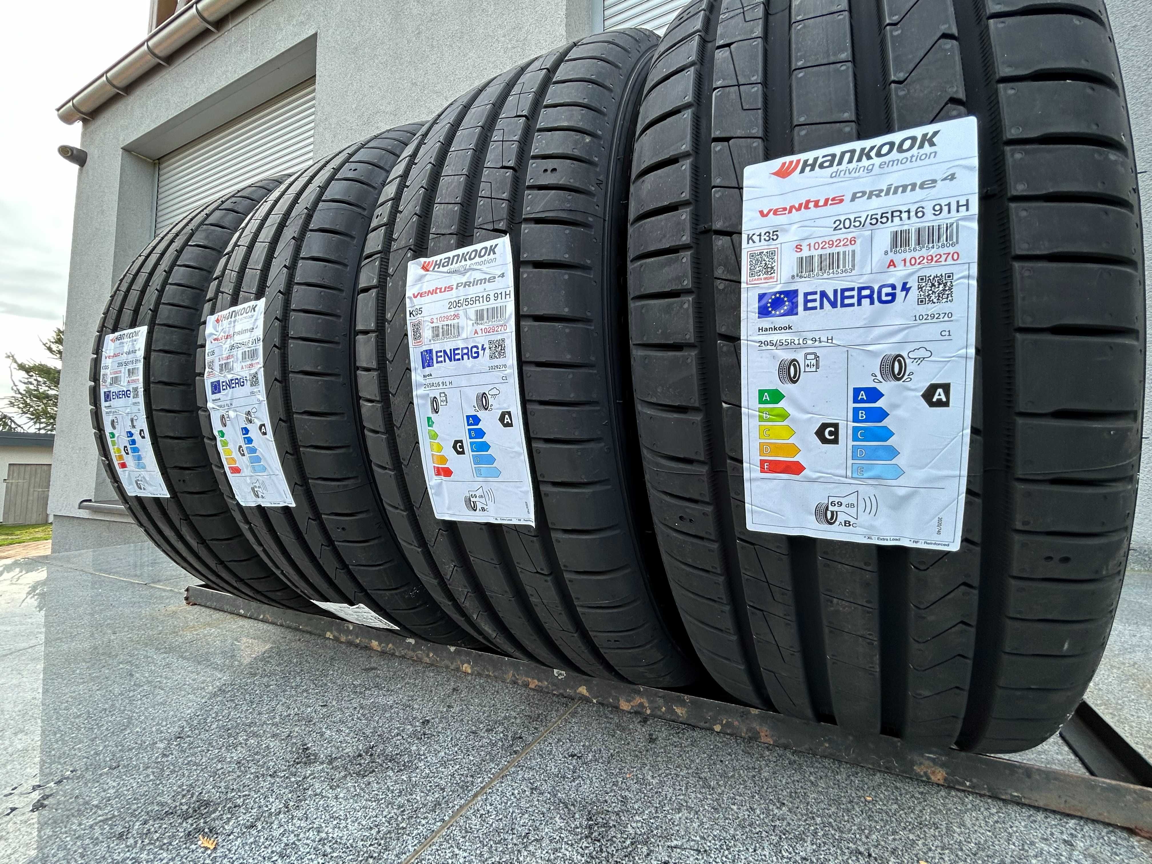 4szt. NOWE lato 205/55R16 Hankook Ventus Prime4 91H C,A,69db 2024 rok!