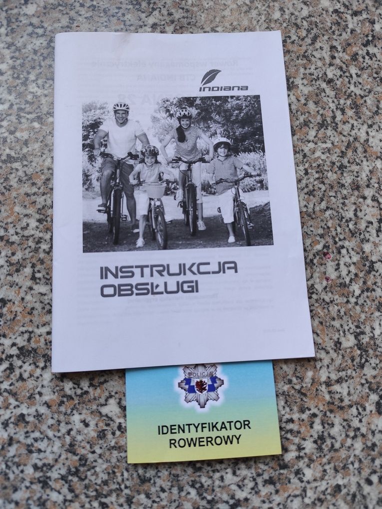 Rower elektryczny INDIANA E-Moena 8 D18 28 cali