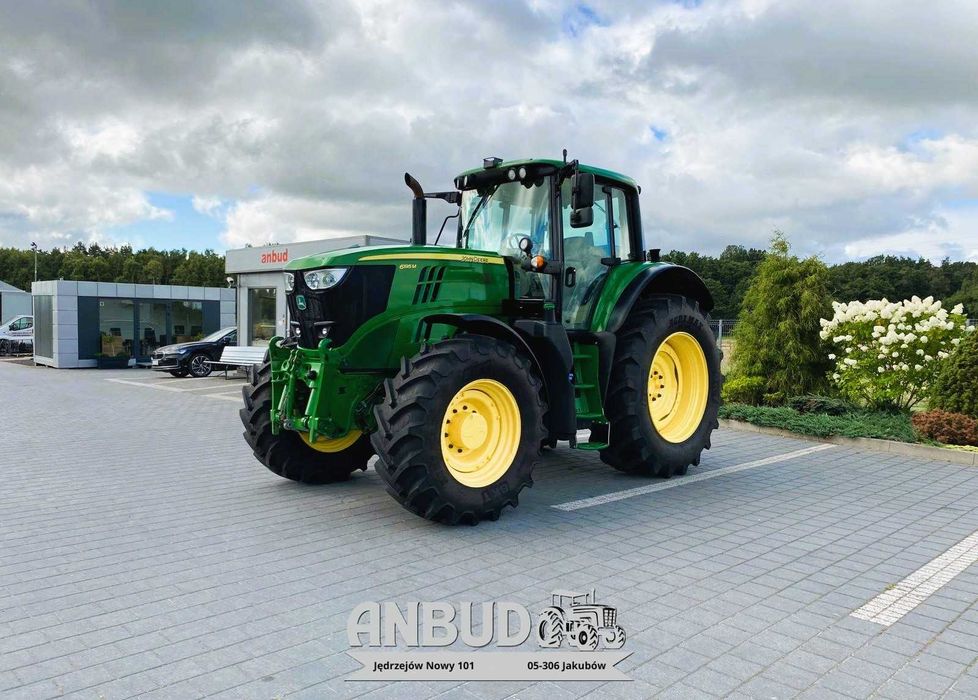 John Deere 6195 M Opony 100 % zaczepy