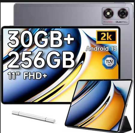 OUKITEL OT8 11". 30GB(6+24)/256GB, екран2K,8800mA+Чохол+Зарядка+Стілус