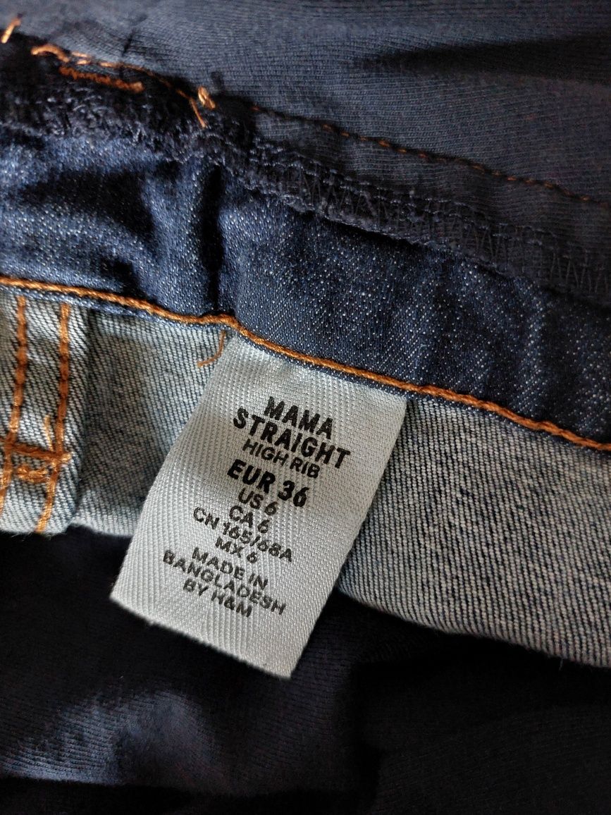 Spodnie jeansowe ciążowe H&M roz. 36 S