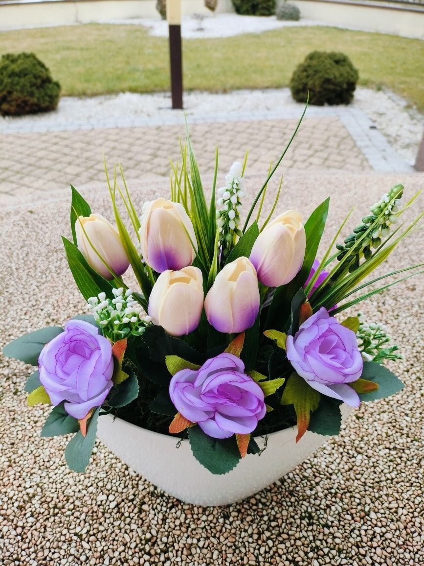 Tulipany gumowe wzory