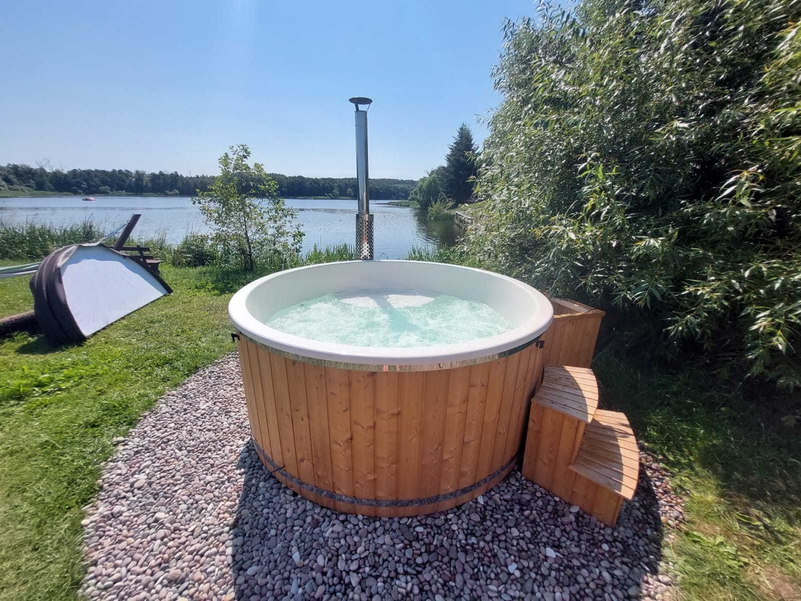 BALIA ogrodowa mała 200 cm, hydromasaż i jacuzzi, LED