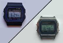 Zegarek męski elektroniczny nowy , retro , vintage bez paska 2 sztuki