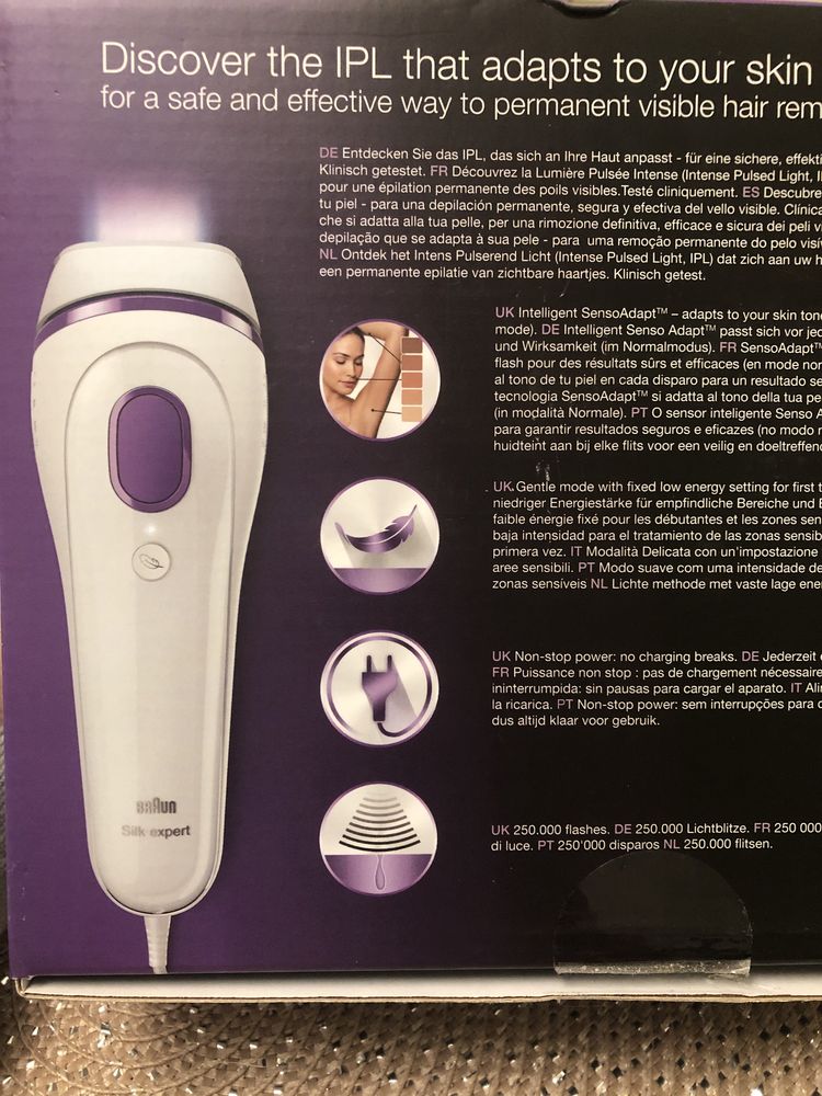 Depilator NOWY Braun silk- expert 3 NOWY