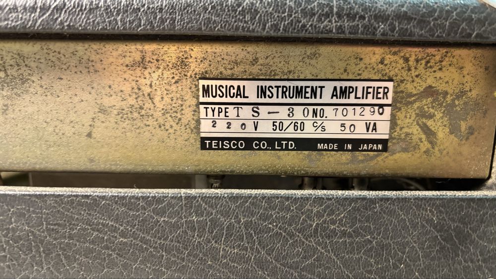 Amplificador de guitarra Teisco TS-30