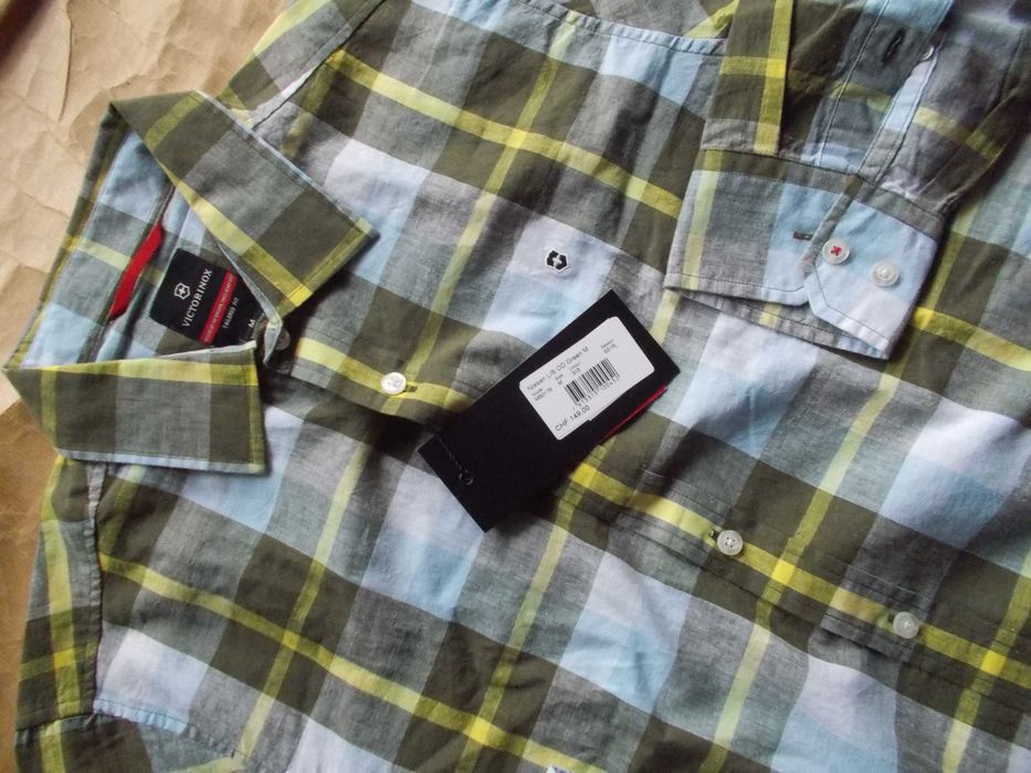 -L-VICTORINOX Premium Nowa Koszula Męska M 42 cm Szwajcaria