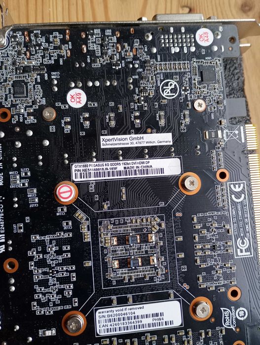 Karta graficzna GTX 1660 6gb gddr5