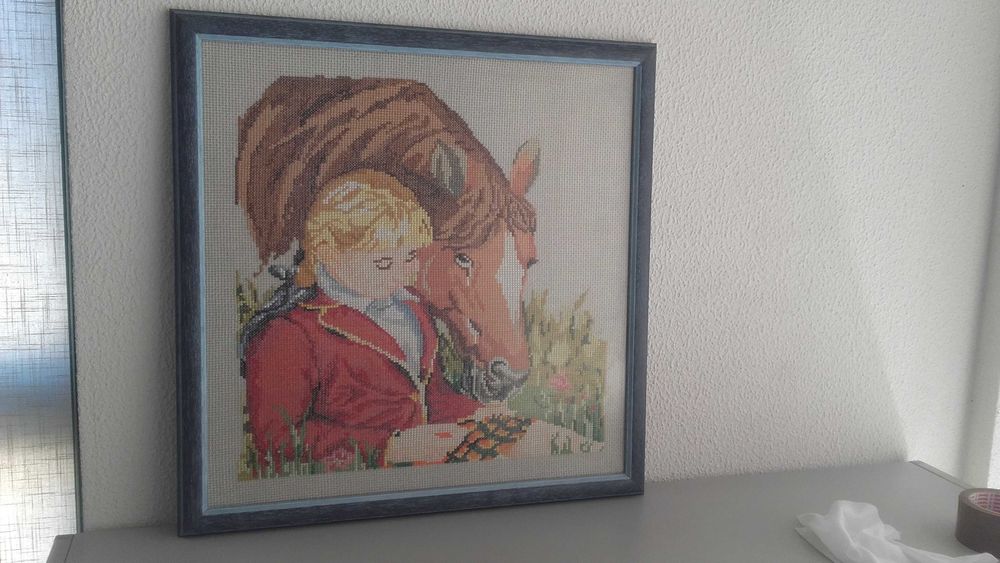 vendo quadro em ponto cruz