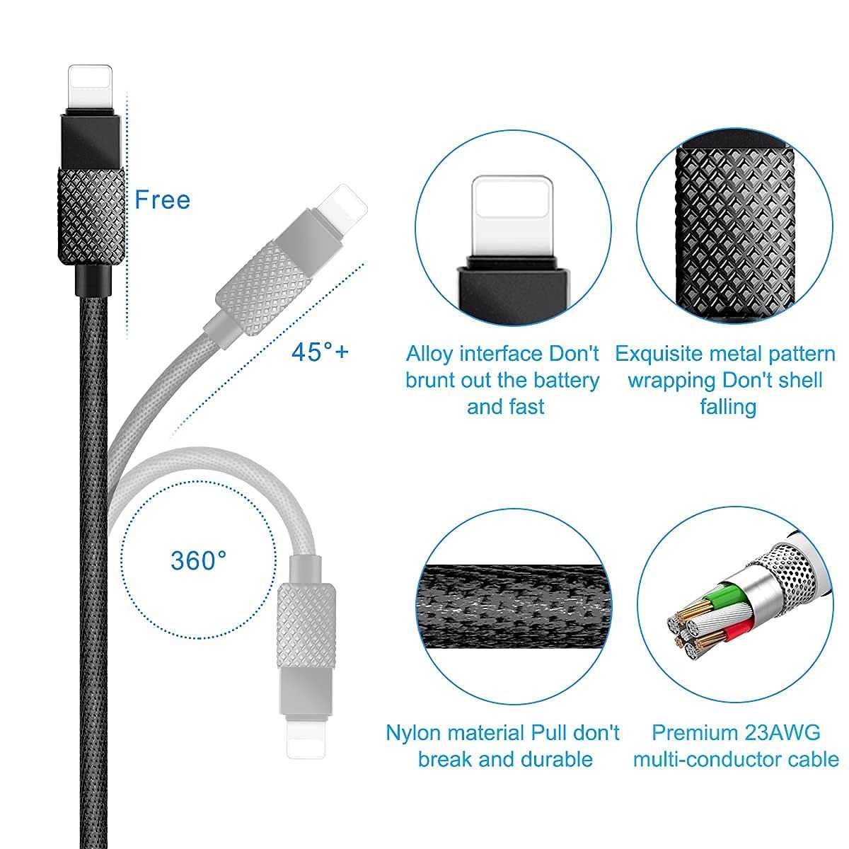 MTAKYI Kabel USB do Lightning 8m iPhone