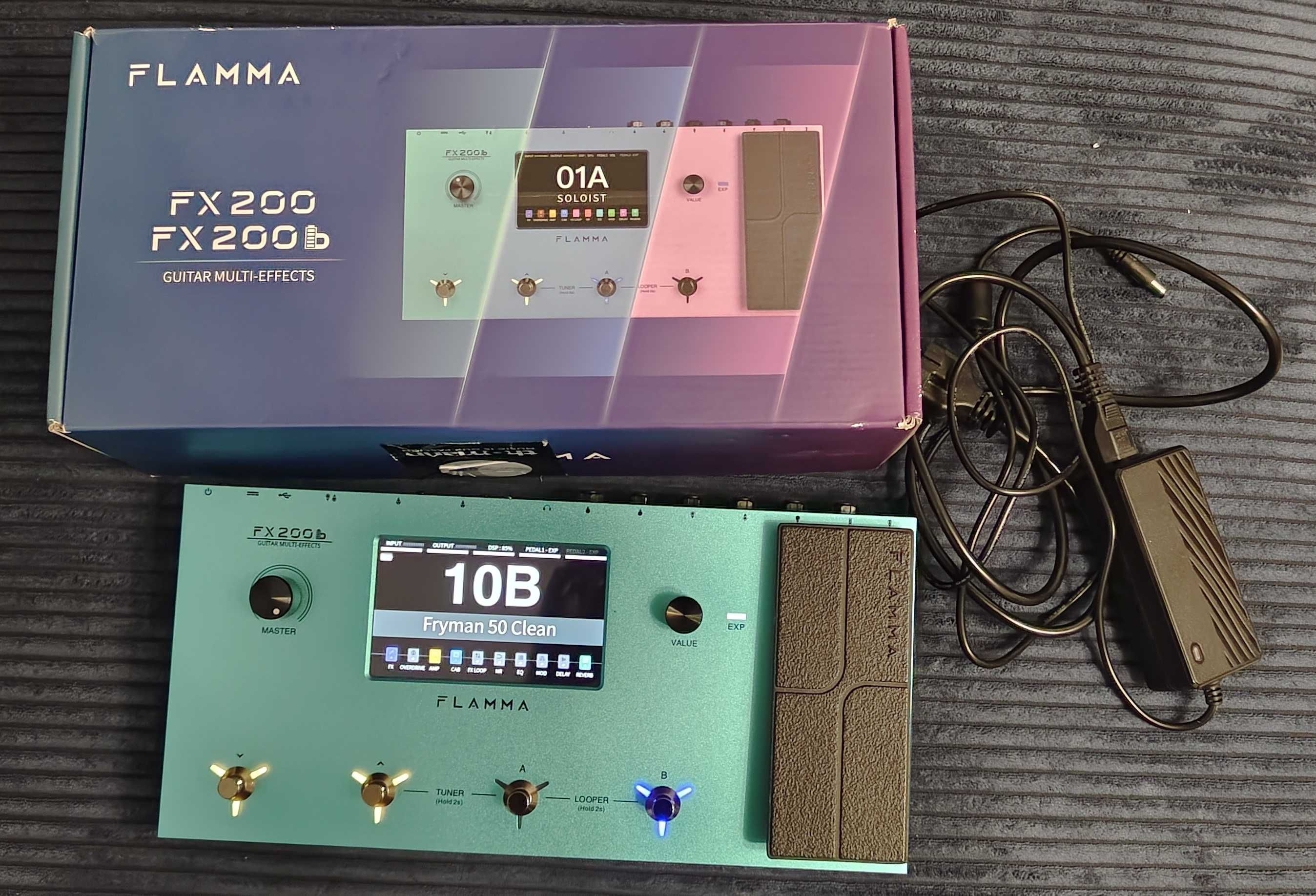 Multiefekt gitarowy - Flamma FX200b - bezprzewodowy - świetny stan