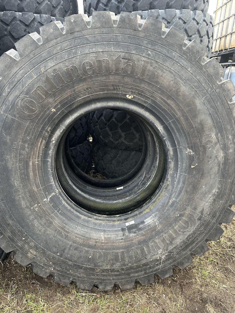 Continental hcs 14.00 R20, Michelin 335/80 R20, Good Year 7.50 R16C,