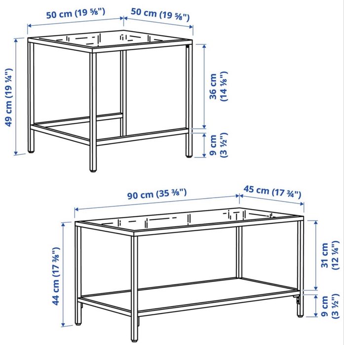 Mesa de centro  (nova em caixa)