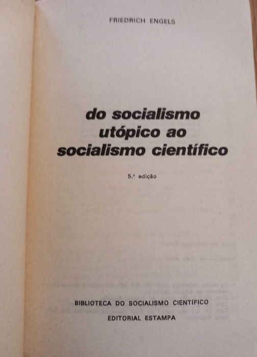Do Socialismo Utópico ao Socialismo Científico - Friedrich Engels