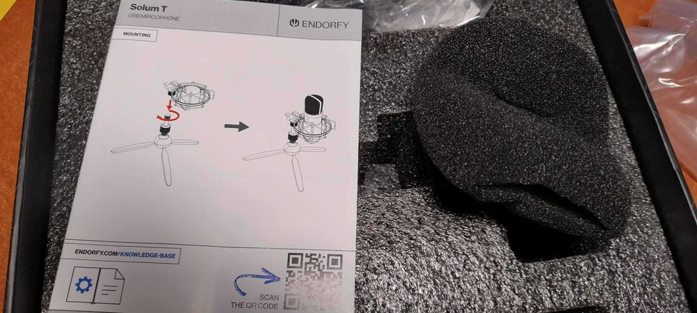 Mikrofon do streamingu/nagrywania ENDORFY Solum T z wyposażeniem