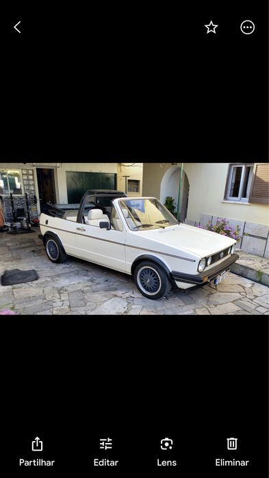 Vw MK1 cabrio 1.6 troco por jipe