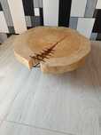 Taca, stolik,plaster drewna
