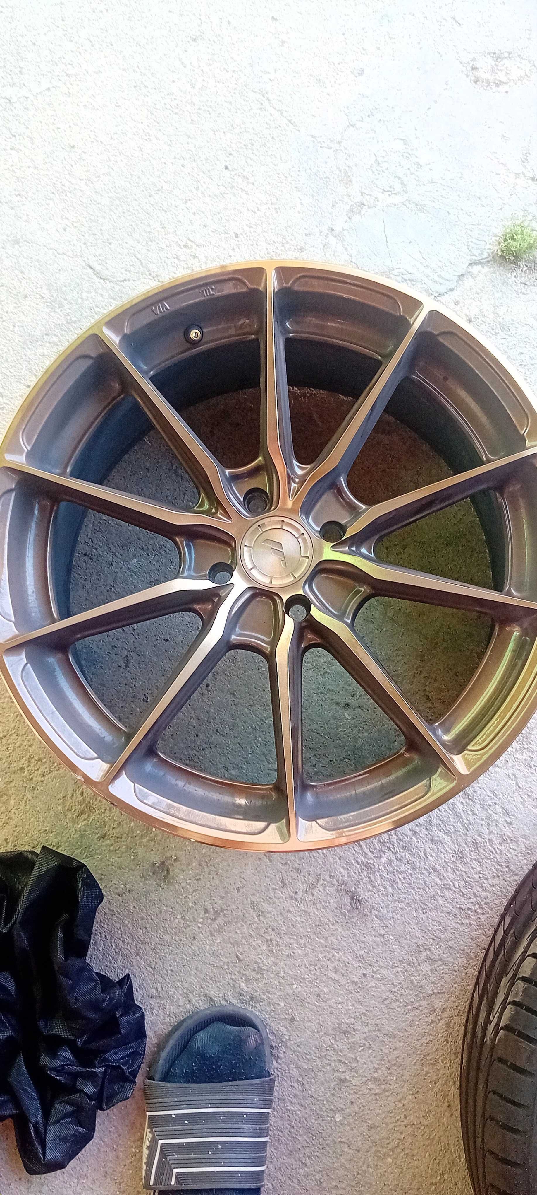 Jantes bronze dourado furação 4