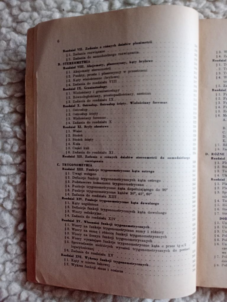 Książka matematyczna - Kurs przygotowawczy z matematyki