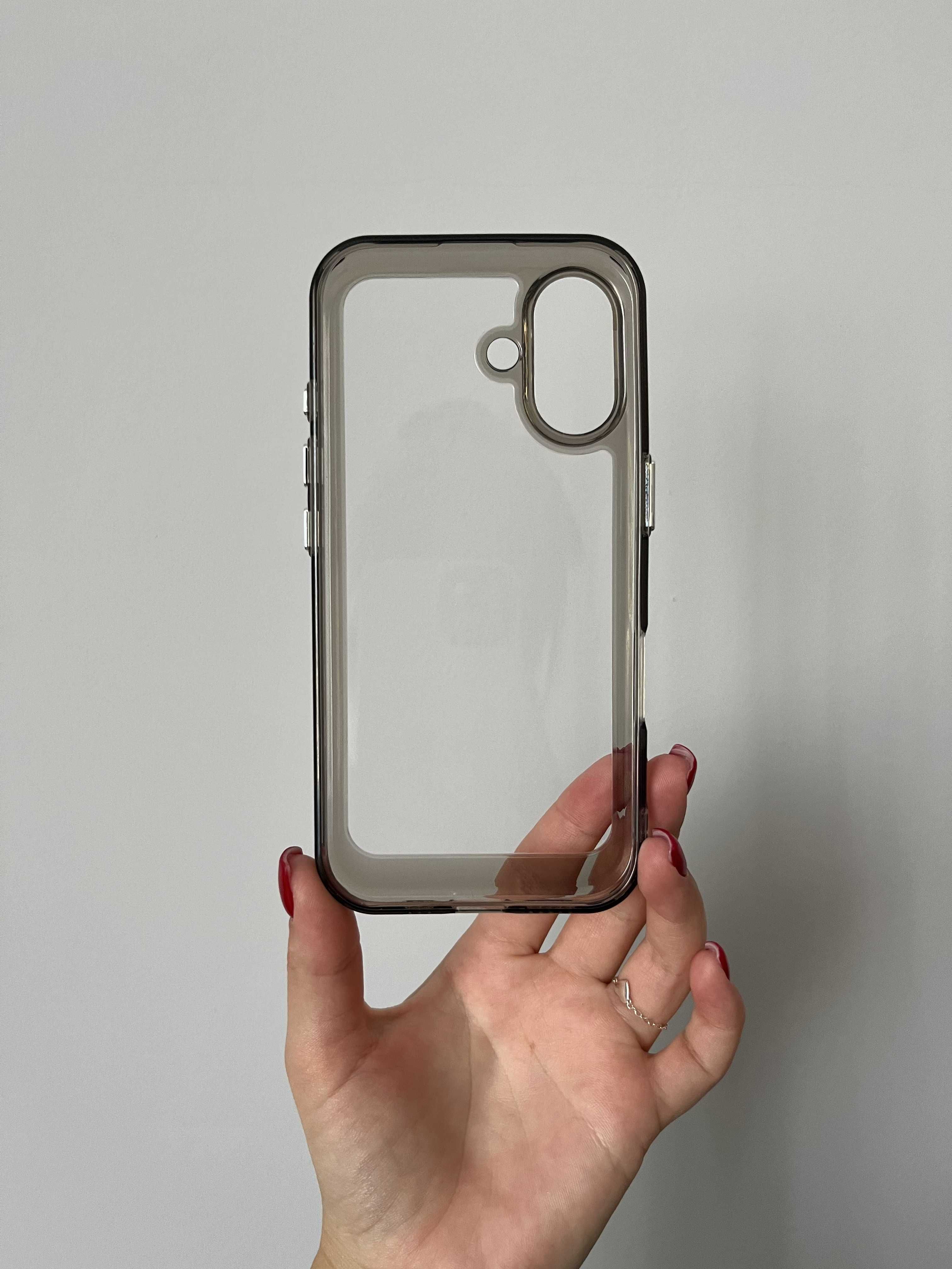 Чохол Grey TPU iPhone 16 Pro Max / 16 Pro / 16 айфон чехол силікон