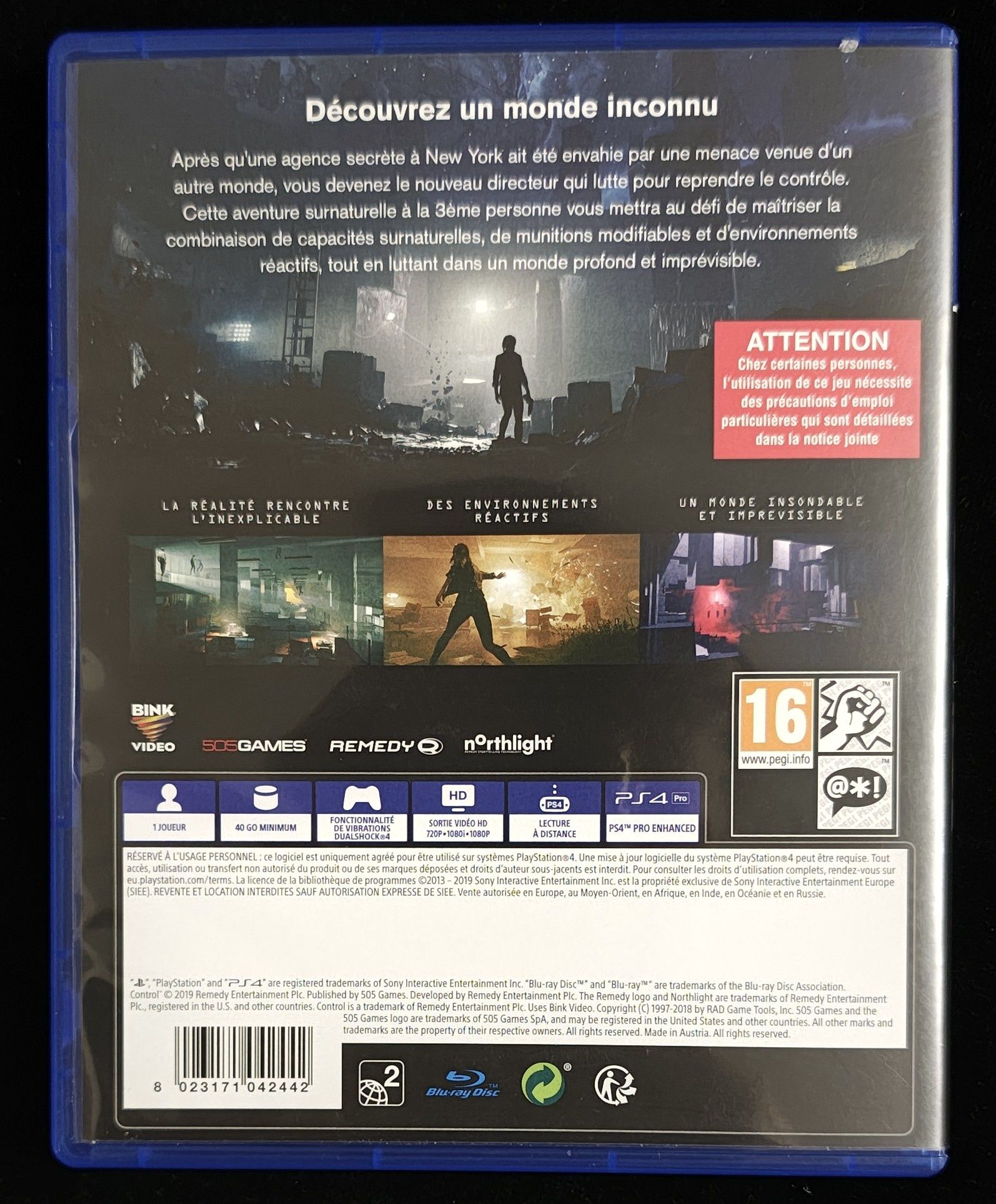Control PL na PS4 i PS5 Gra po polsku w BDB stanie 100% Sprawna