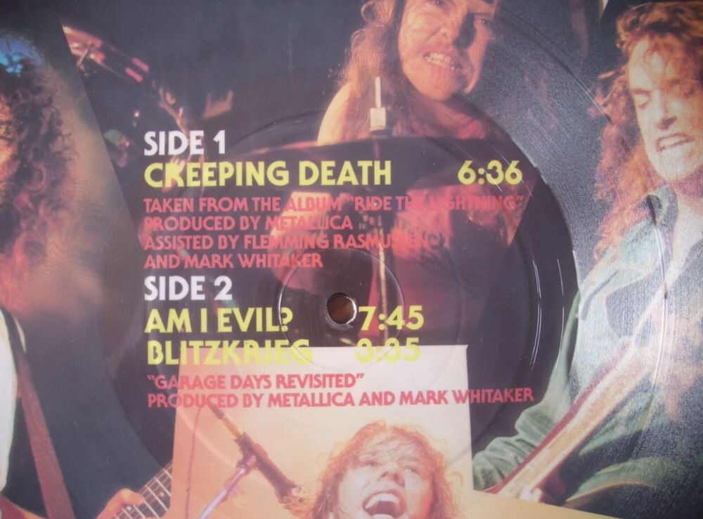Metallica creeping death Pic disc