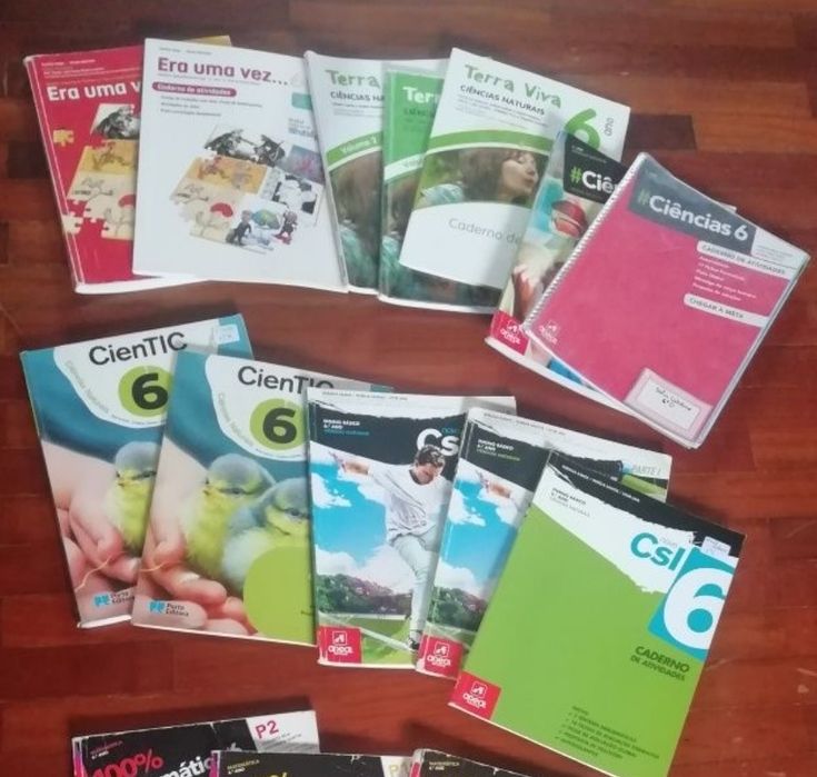 Manuais escolares para o 6 ano