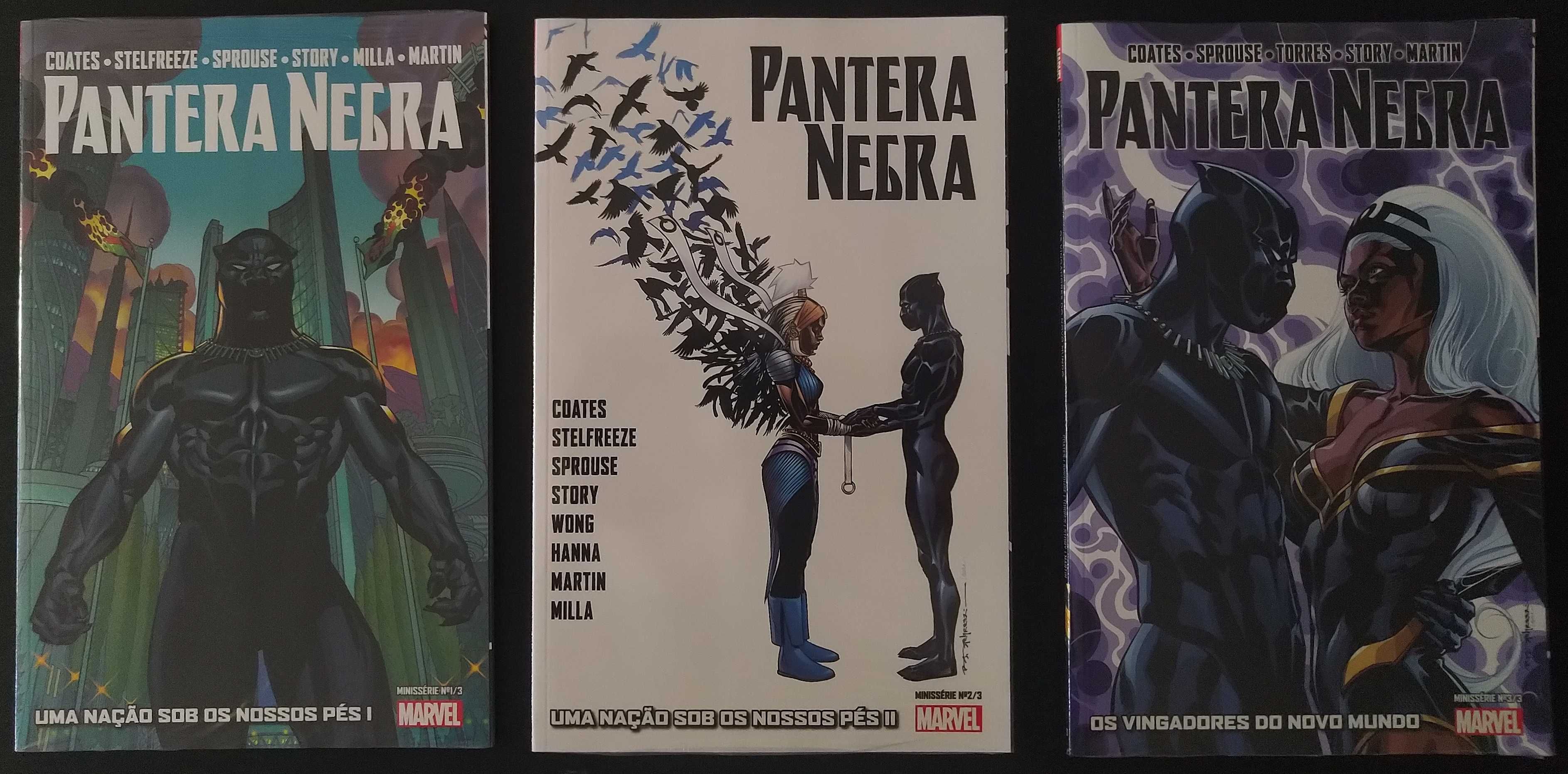 Pantera Negra banda desenhada NOVOS selados