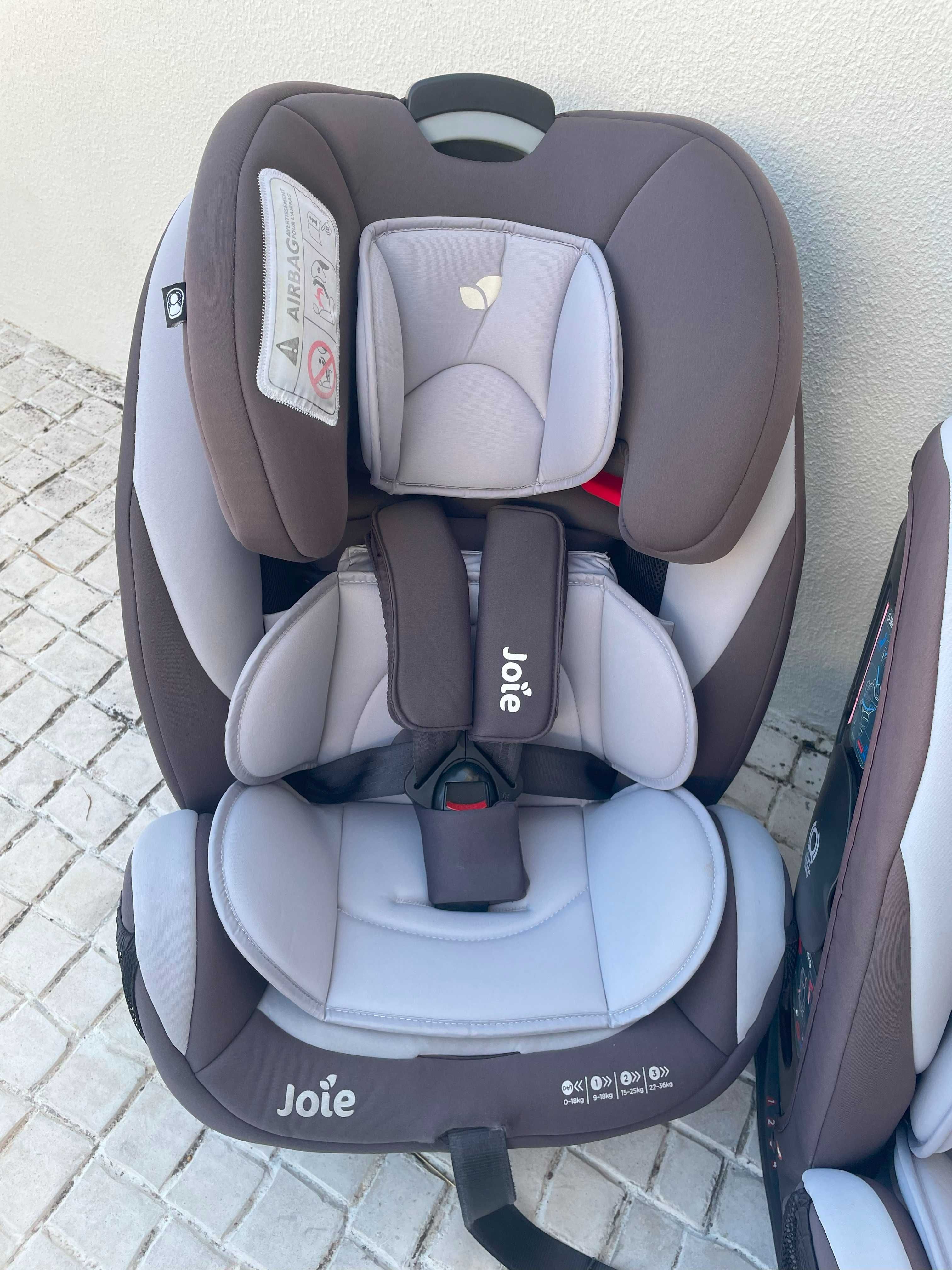 Vendo 2 cadeiras Auto Joie Every Stage Grupos 0+/1/2/3