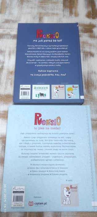 Reksio x2 Wielka księga przygód i Pies na medal.